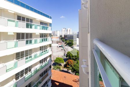 Varanda da Sala de apartamento para alugar com 1 quarto, 42m² em Barra Funda, São Paulo