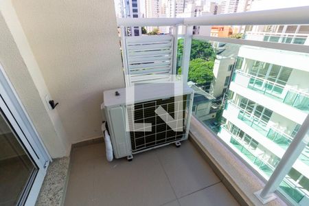 Varanda da Sala de apartamento para alugar com 1 quarto, 42m² em Barra Funda, São Paulo