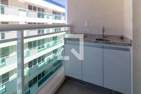 Varanda da Sala de apartamento para alugar com 1 quarto, 42m² em Barra Funda, São Paulo