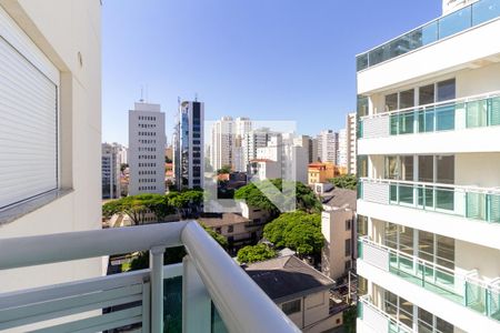 Varanda da Sala de apartamento para alugar com 1 quarto, 42m² em Barra Funda, São Paulo