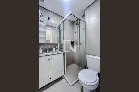 Banheiro de kitnet/studio para alugar com 1 quarto, 22m² em Vila Mariana, São Paulo