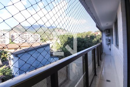 Varanda da Sala de apartamento à venda com 2 quartos, 60m² em Anil, Rio de Janeiro