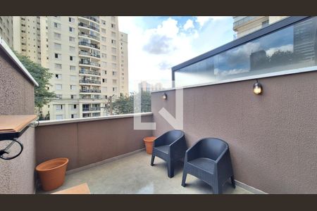 Varanda de kitnet/studio à venda com 1 quarto, 37m² em Pompeia, São Paulo