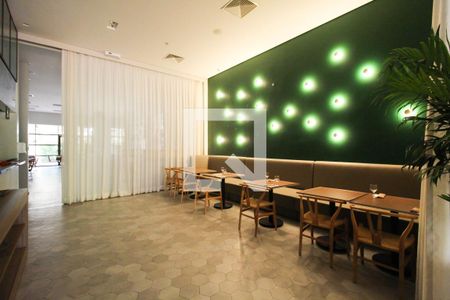 Área comum - Restaurante de apartamento para alugar com 1 quarto, 35m² em Itaim Bibi, São Paulo