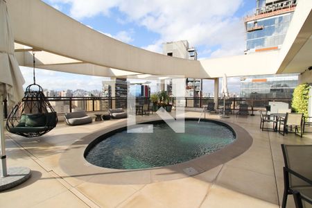 Área comum - Piscina de apartamento para alugar com 1 quarto, 35m² em Itaim Bibi, São Paulo