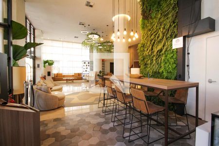 Área comum - Restaurante de apartamento para alugar com 1 quarto, 35m² em Itaim Bibi, São Paulo