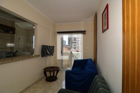 Sala de apartamento para alugar com 1 quarto, 44m² em Nova Mirim, Praia Grande