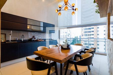 Sala / cozinha de apartamento à venda com 3 quartos, 163m² em Vila Andrade, São Paulo