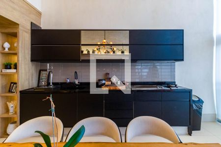 Sala / cozinha de apartamento à venda com 3 quartos, 163m² em Vila Andrade, São Paulo