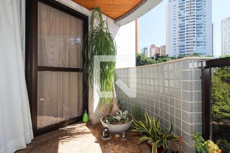 Varanda da Sala de apartamento à venda com 3 quartos, 150m² em Vila Andrade, São Paulo