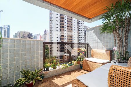 Varanda da Sala de apartamento à venda com 3 quartos, 150m² em Vila Andrade, São Paulo