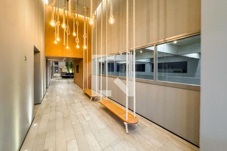 Hall de entrada de kitnet/studio para alugar com 1 quarto, 22m² em Paraíso, São Paulo