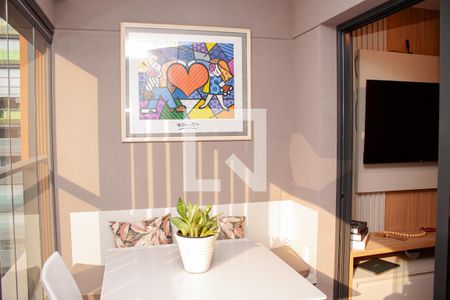 Varanda da Sala de apartamento à venda com 1 quarto, 41m² em Perdizes, São Paulo