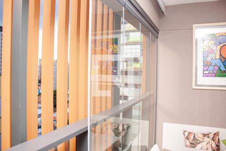 Varanda da Sala de apartamento à venda com 1 quarto, 41m² em Perdizes, São Paulo