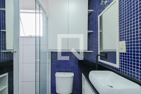 Banheiro Suíte de casa de condomínio para alugar com 2 quartos, 78m² em Vila Emilio, Mauá