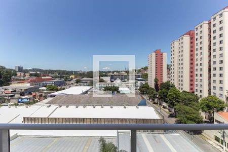 Vista Varanda da Sala de apartamento para alugar com 1 quarto, 46m² em Vila Carmosina, São Paulo