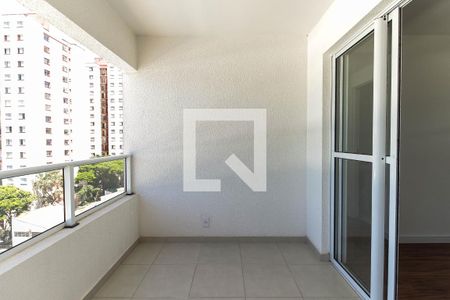 Varanda da Sala de apartamento para alugar com 1 quarto, 46m² em Vila Carmosina, São Paulo