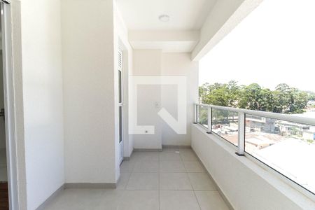 Varanda da Sala de apartamento para alugar com 1 quarto, 46m² em Vila Carmosina, São Paulo