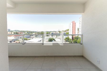 Varanda da Sala de apartamento para alugar com 1 quarto, 46m² em Vila Carmosina, São Paulo