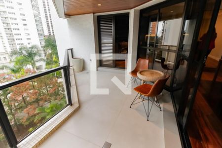 Varanda da Sala 1 de apartamento à venda com 3 quartos, 237m² em Jardim Fonte do Morumbi, São Paulo