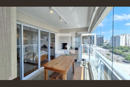 Varanda de apartamento à venda com 2 quartos, 88m² em Várzea da Barra Funda, São Paulo