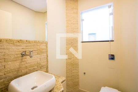 Lavabo da Sala de casa à venda com 3 quartos, 362m² em Vila Humaita, Santo André