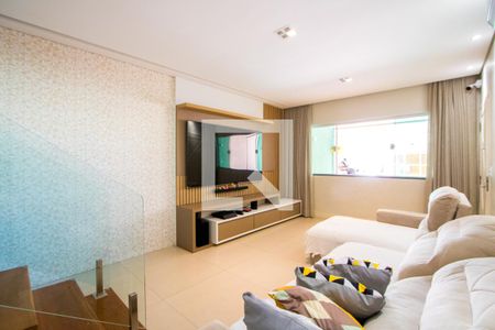 Sala de casa à venda com 3 quartos, 362m² em Vila Humaita, Santo André