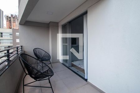 Varanda de apartamento para alugar com 1 quarto, 43m² em Jardim das Acacias, São Paulo