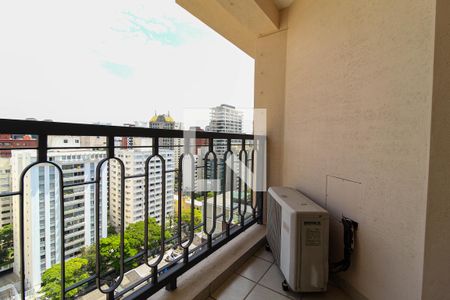 Varanda da Sala de apartamento à venda com 3 quartos, 79m² em Vila Nova Conceição, São Paulo