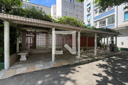 Área comum - Jardim de apartamento para alugar com 1 quarto, 69m² em Aparecida, Santos
