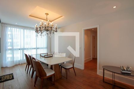 Sala de Jantar de apartamento para alugar com 3 quartos, 234m² em Barra da Tijuca, Rio de Janeiro