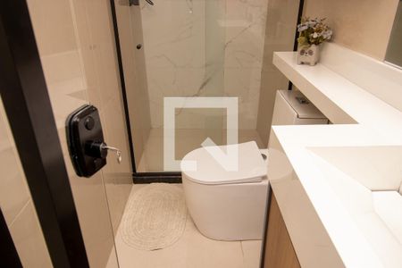 Banheiro quarto 1 de casa de condomínio à venda com 2 quartos, 120m² em Vargem Pequena, Rio de Janeiro