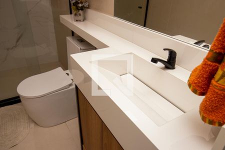 Banheiro quarto 1 de casa de condomínio à venda com 2 quartos, 120m² em Vargem Pequena, Rio de Janeiro