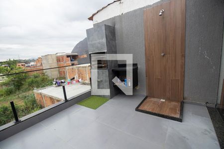 Terraço de casa de condomínio à venda com 2 quartos, 120m² em Vargem Pequena, Rio de Janeiro