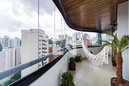 Varanda da Sala 1 de apartamento à venda com 3 quartos, 160m² em Jardim Ampliacao, São Paulo