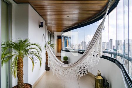Varanda da Sala 1 de apartamento à venda com 3 quartos, 160m² em Jardim Ampliacao, São Paulo