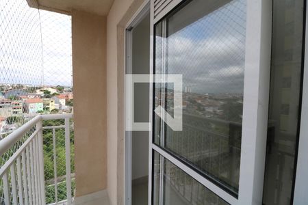 Varanda da Sala de apartamento para alugar com 2 quartos, 38m² em Parque São Rafael, São Paulo