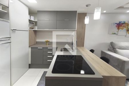 Cozinha e Área de Serviço de apartamento à venda com 1 quarto, 60m² em Loteamento Parque Recreio, São Leopoldo