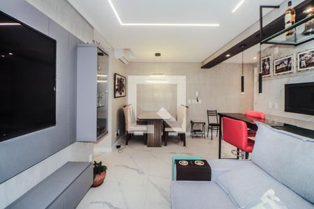 Sala de apartamento à venda com 2 quartos, 58m² em Jardim do Salso, Porto Alegre