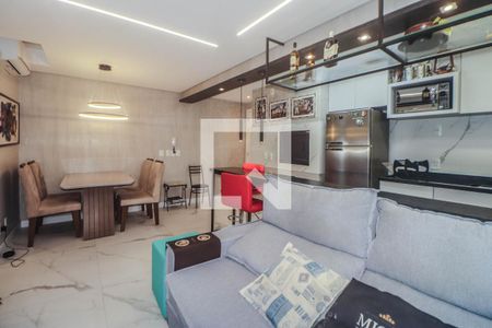 Sala de apartamento à venda com 2 quartos, 58m² em Jardim do Salso, Porto Alegre