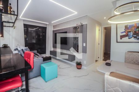 Sala de apartamento à venda com 2 quartos, 58m² em Jardim do Salso, Porto Alegre