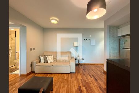 Sala de apartamento para alugar com 2 quartos, 64m² em Brooklin, São Paulo