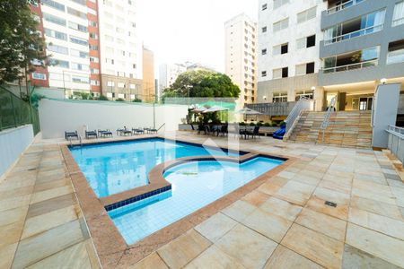 Área comum - Piscina de apartamento à venda com 3 quartos, 189m² em Serra, Belo Horizonte
