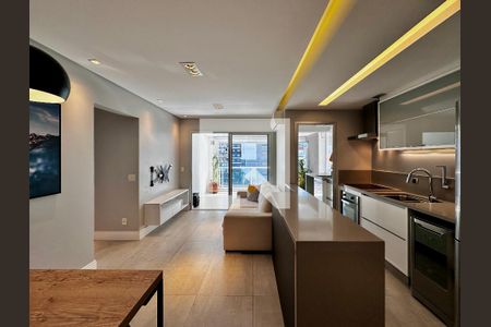 Sala de apartamento à venda com 2 quartos, 68m² em Itaim Bibi, São Paulo