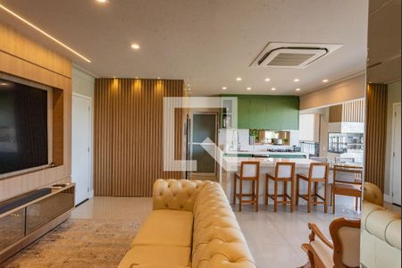 Sala de apartamento à venda com 2 quartos, 107m² em Swiss Park, Campinas