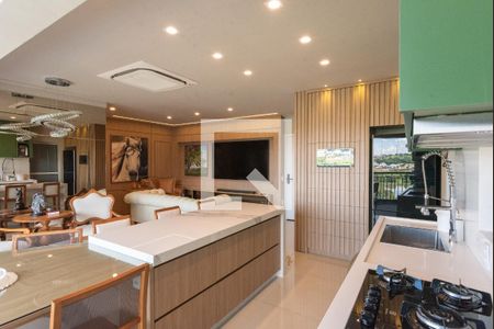 Cozinha de apartamento à venda com 2 quartos, 107m² em Swiss Park, Campinas