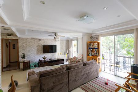 Sala de estar de apartamento à venda com 3 quartos, 173m² em Campo Belo, São Paulo