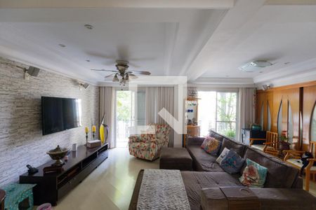 Sala de estar de apartamento à venda com 3 quartos, 173m² em Campo Belo, São Paulo