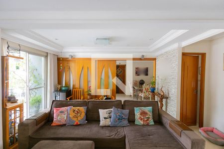 Sala de estar de apartamento à venda com 3 quartos, 173m² em Campo Belo, São Paulo