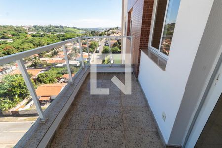 VARANDA Sala de apartamento à venda com 3 quartos, 82m² em Mansões Santo Antônio, Campinas